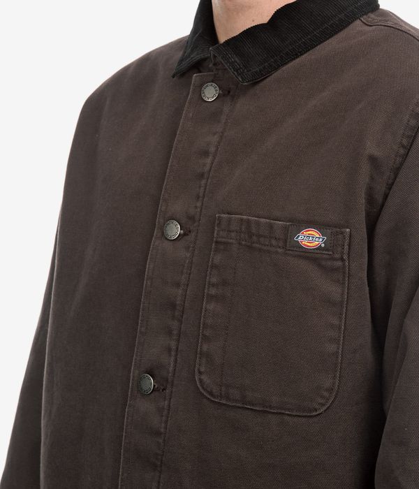 Dickies Duck High Pile Fleece Line Chore Jacke (dark brown)
