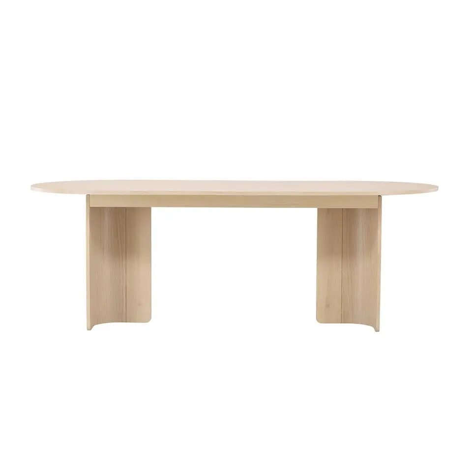 Eettafel Rond - Naturel - 220x100x75cm - Tyresö