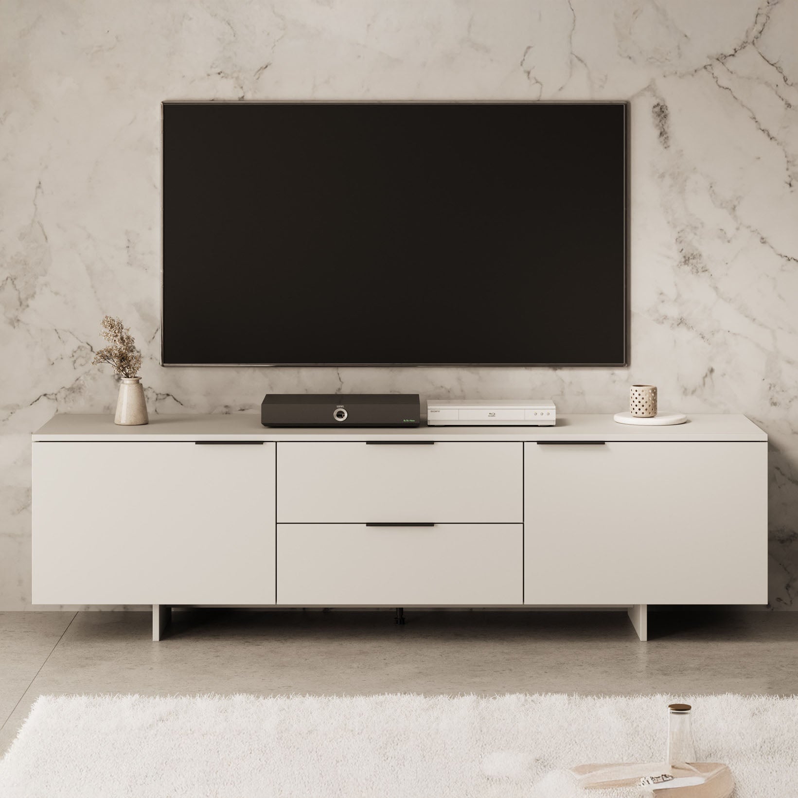 Ankara - TV-Meubel - Beige - 180 cm
