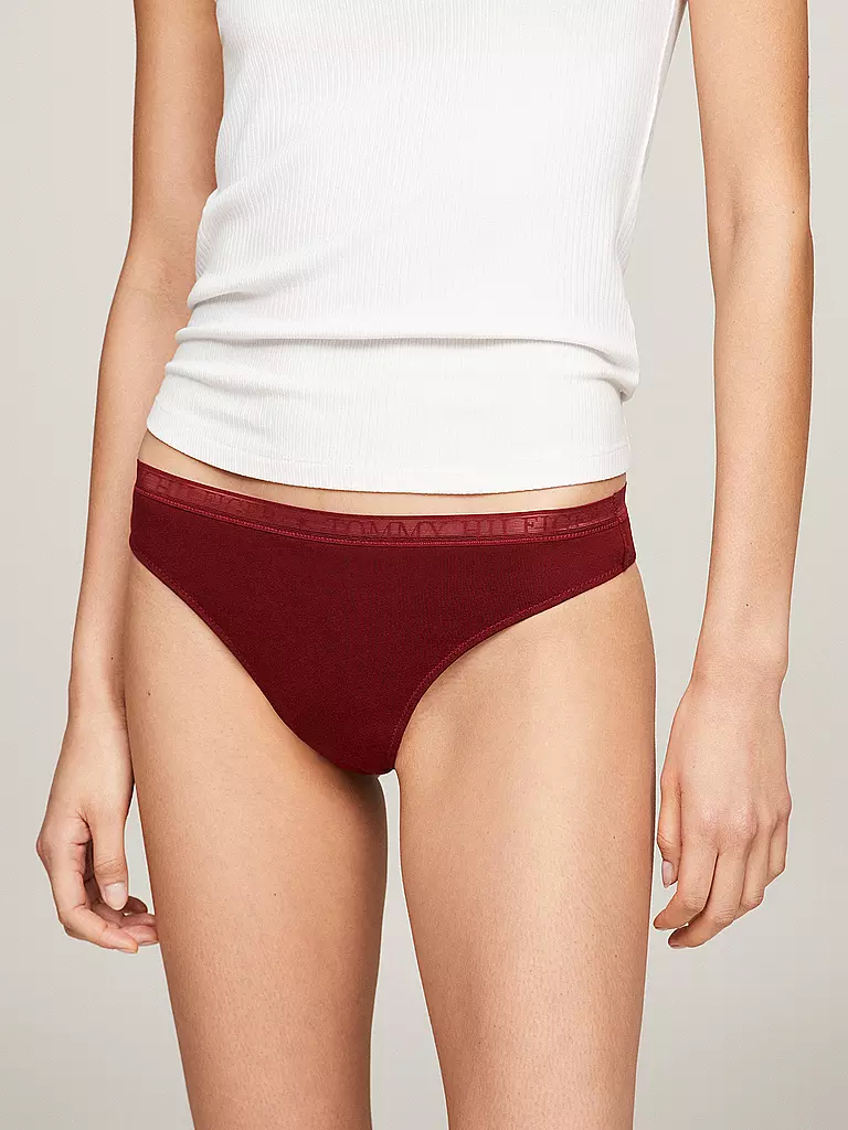 TOMMY HILFIGER String 3-er Pkg. orange schwarz