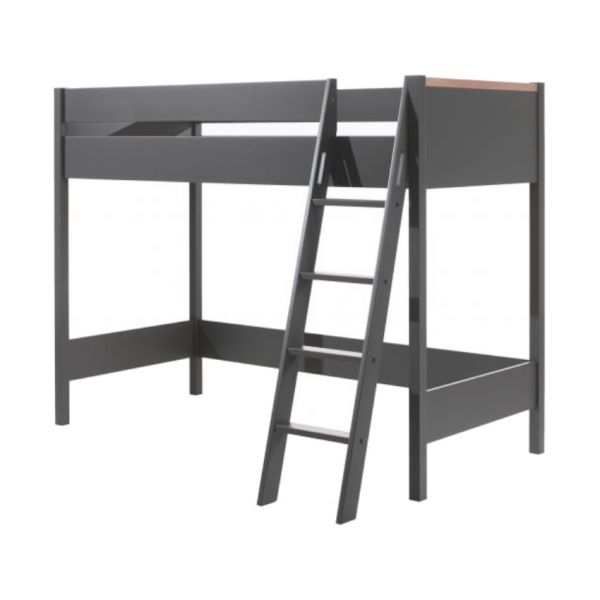 Vipack London Hoogslaper Antraciet 90 x 200 cm