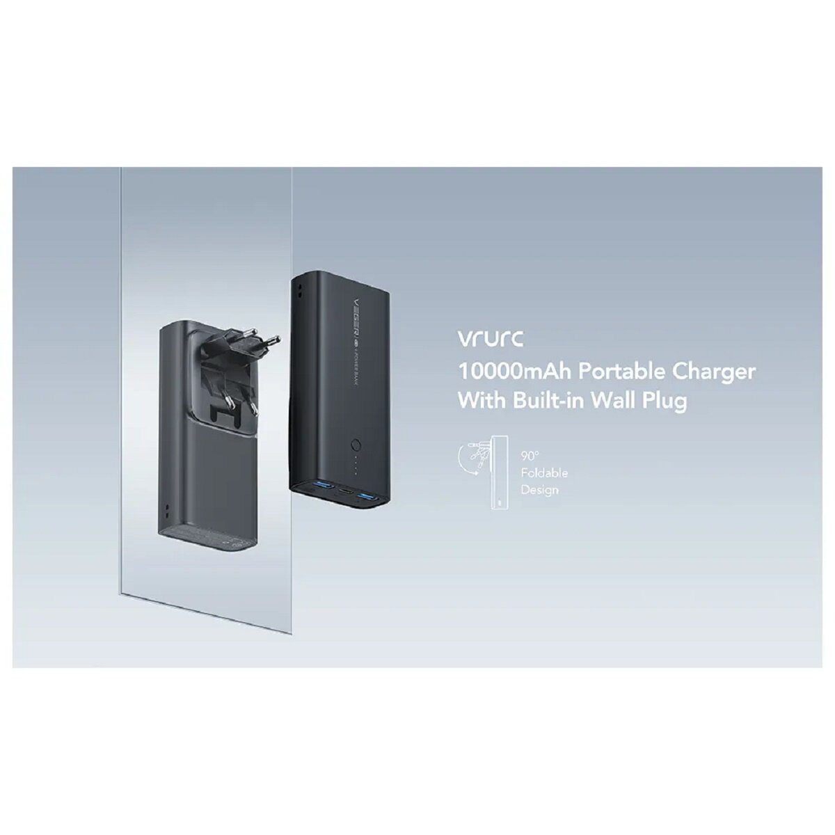Powerbank ACE100 - 20W10 000mAh Quick Charge PD USB-C