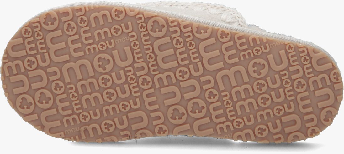 MOU zilveren mou pantoffels slipper full eskimo stitch