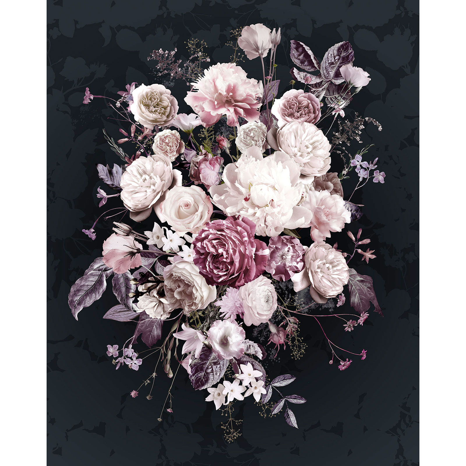 Vlies-Fototapete BOUQUET NOIR -200x250 cm