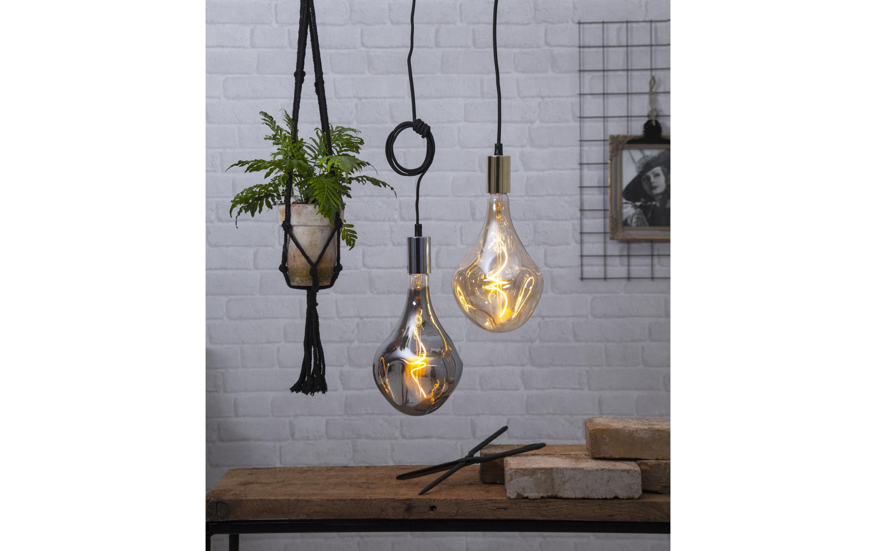 Lampe Industrial Vintage 3.8 W (40 W) E27, WarmweissSchöne, grosse, speziell geformte Filament-Leuchtmittel