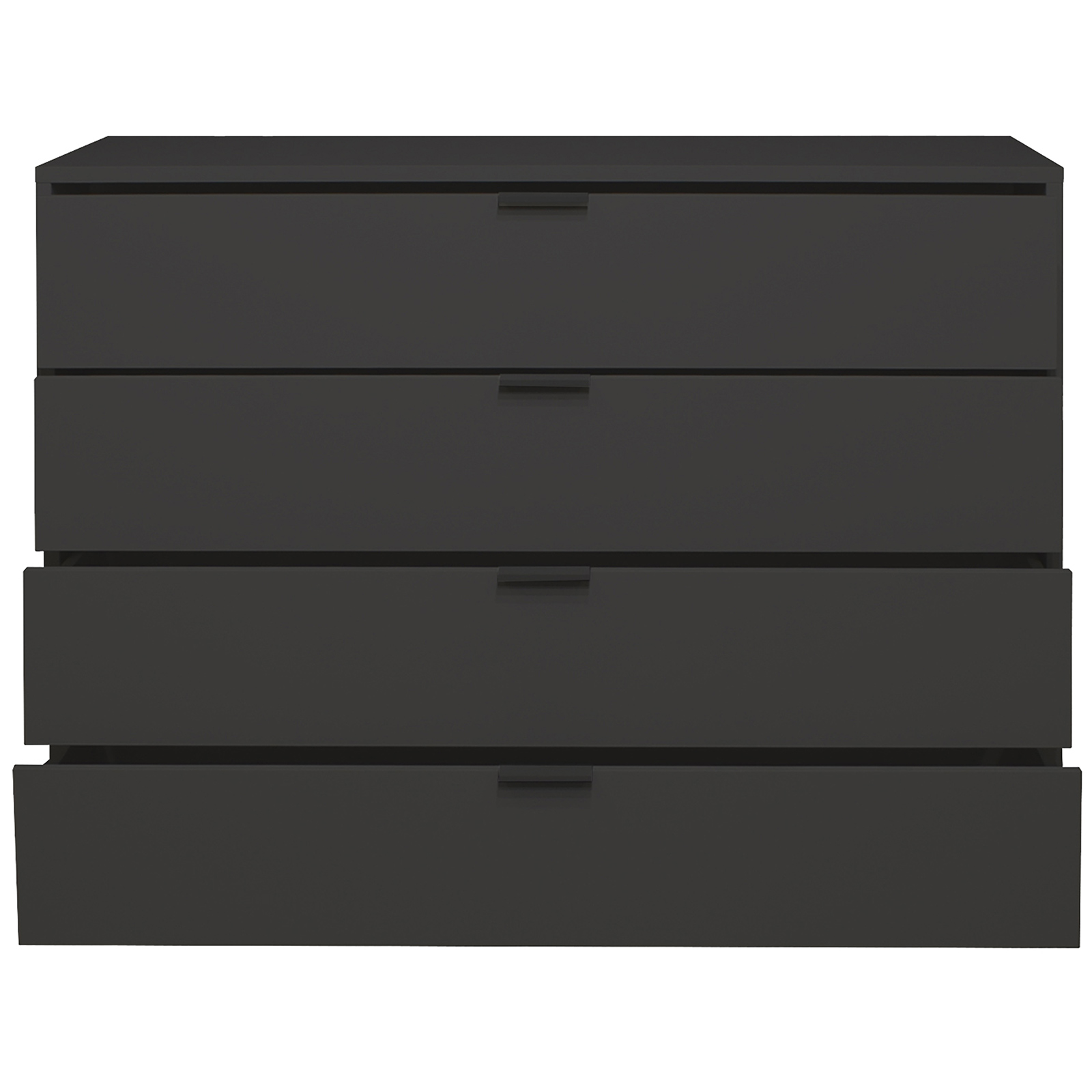 Kommode - anthrazit matt - 119 cm