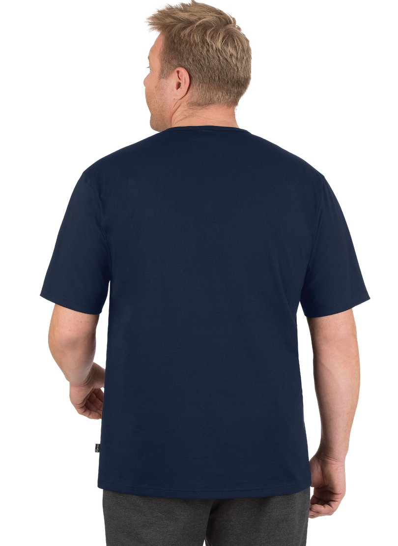Trigema T-Shirt »TRIGEMA T-Shirt mit Knopfleiste DELUXE Baumwolle«, 1 Stk.