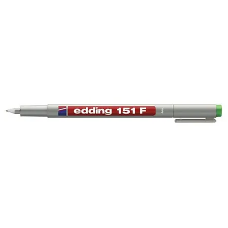 edding 151 Folienschreiber für OHP, F, grün , non-permanent, 0.6mm