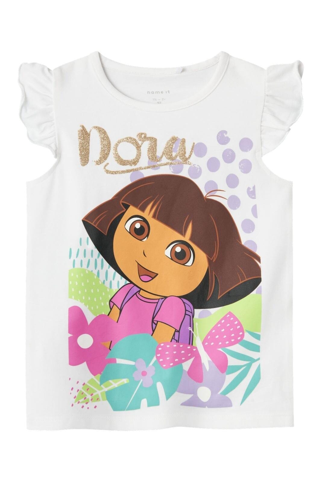 Name It Nmfmulsa Dora Capsl Top Vde 4627502 bright white