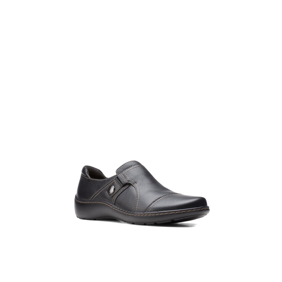 CLARKS-Cora_poppy-w-Flâneurs - Talon plat - Noir