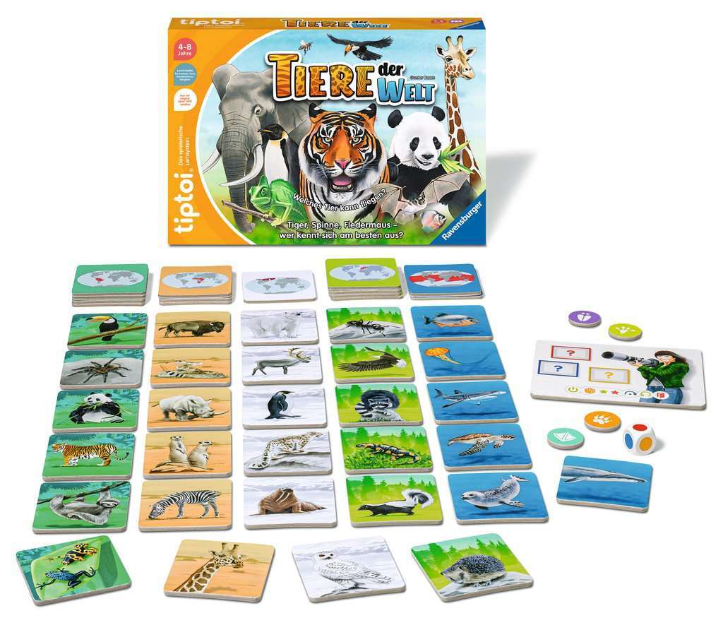 Ravensburger Spiel tiptoi® Tiere der Welt