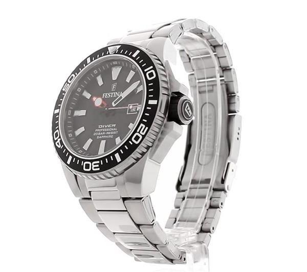 Festina Gents Festina Diver Silver Black Watch F20663 3