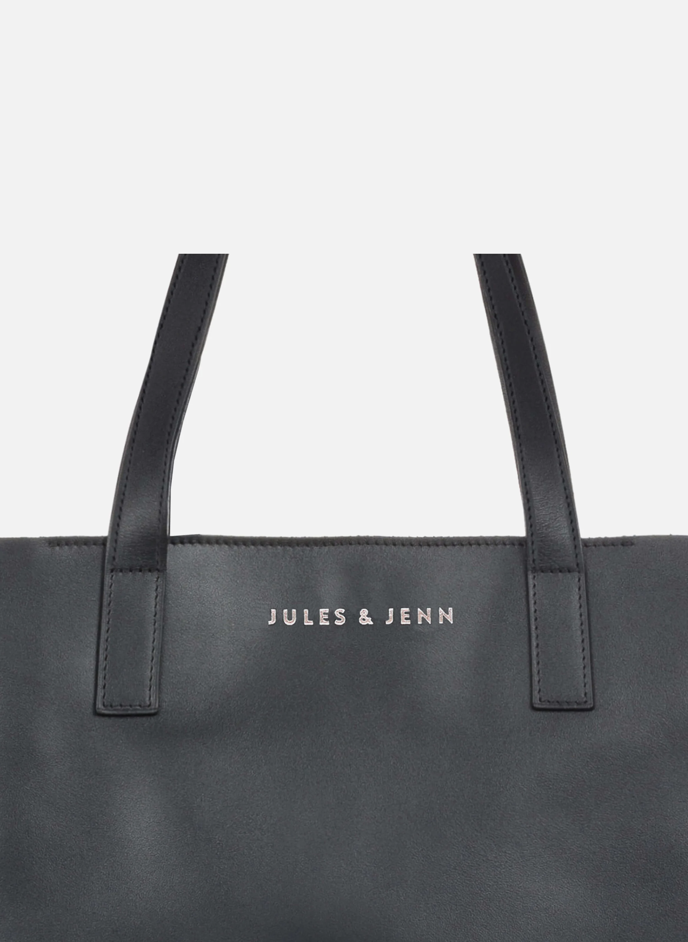 Sac cabas cuir lisse | Noir