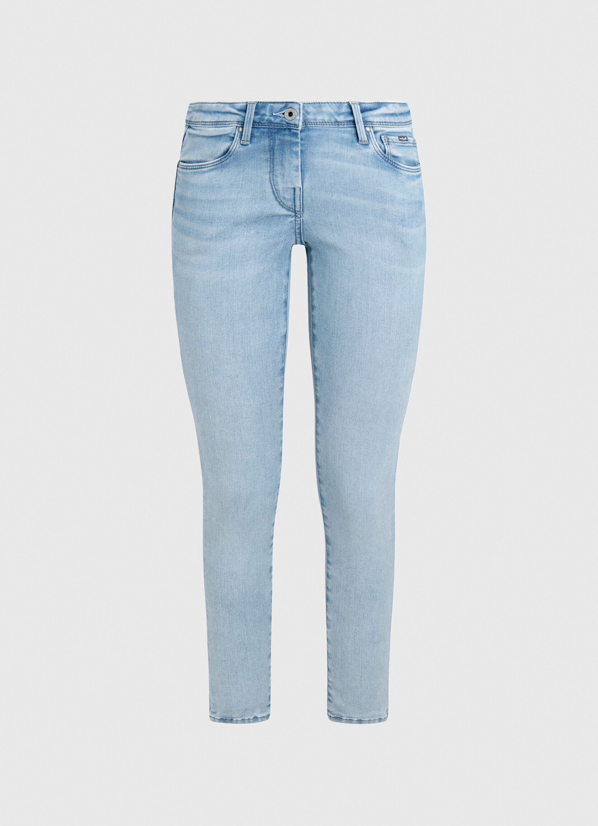 Calça jeans Lola Fit Skinny de cintura média - jeans
