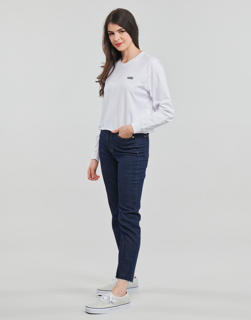 Vans - JUNIOR V LS CROP - WHITE
