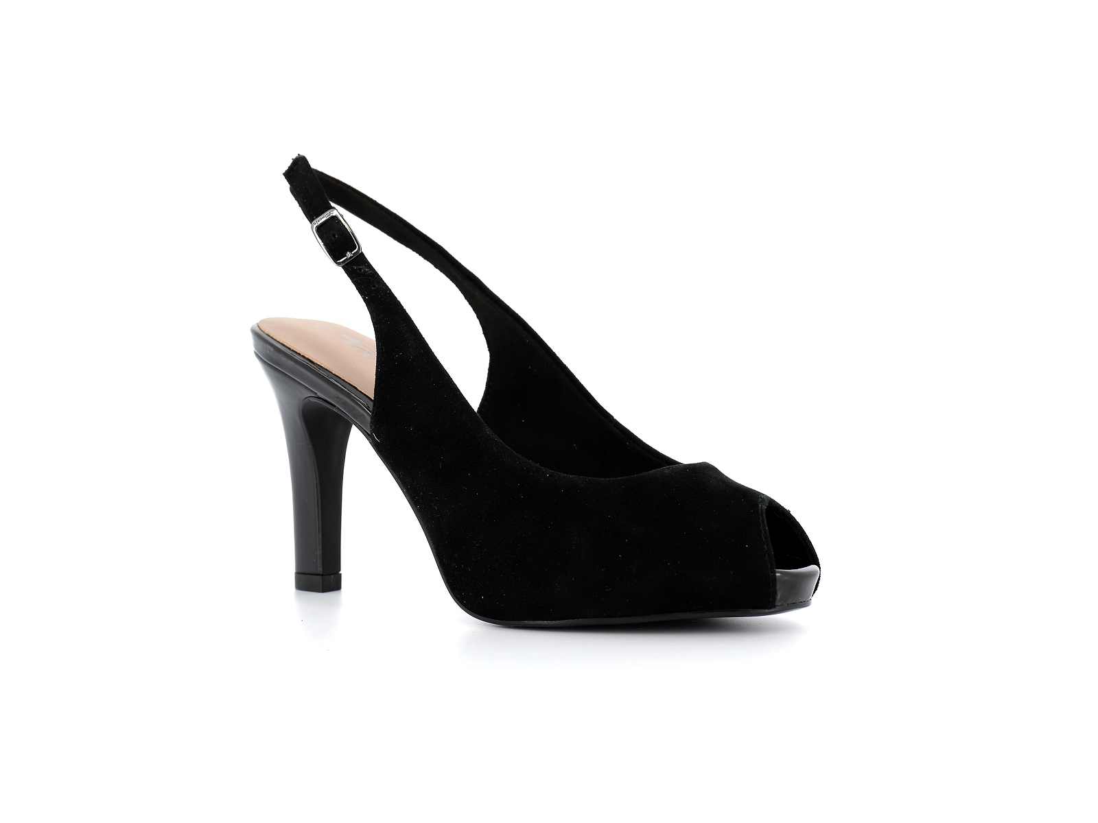 Tamaris-29609 Nubuck Velours Noir