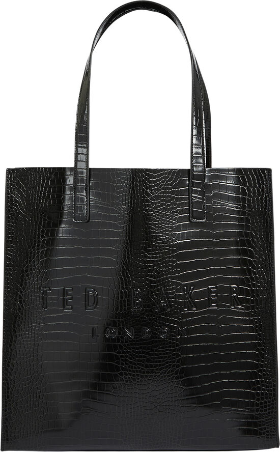 Ted Baker CROCCON Imitation Croc Large Icon B Black