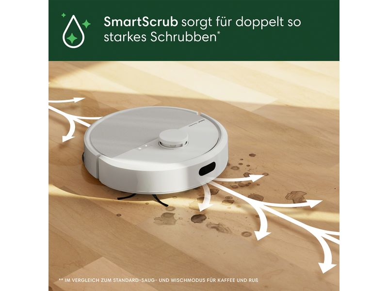 iRobot Saug- und Wischroboter Roomba Plus 405 Combo   AutoW Zwei Wischmops für eine Streifenfreie Reinigung im ganzen Zuhause