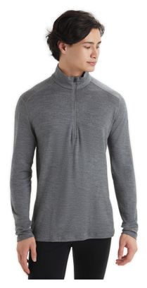 Baselayer Icebreaker 1/2 Zip Merino 260 Tech Gris
