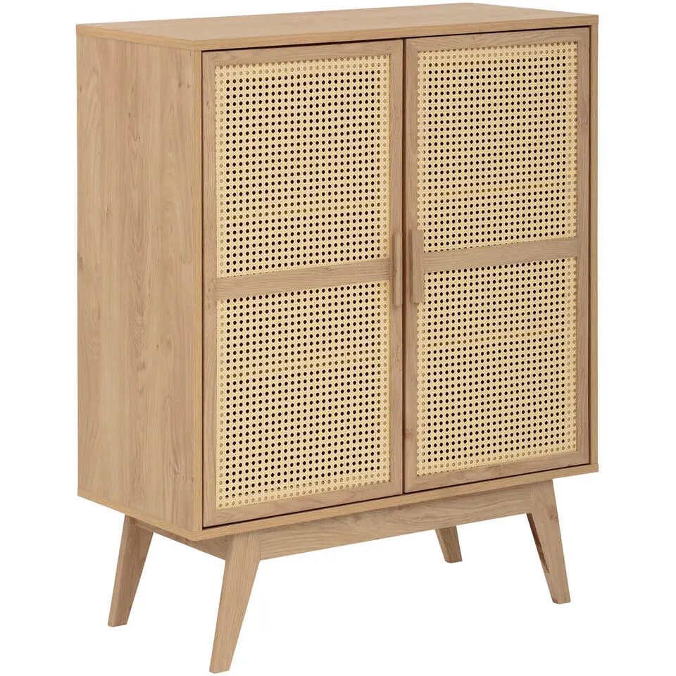 Bridget - Dressoir met 2 eiken spaanplaatdeuren