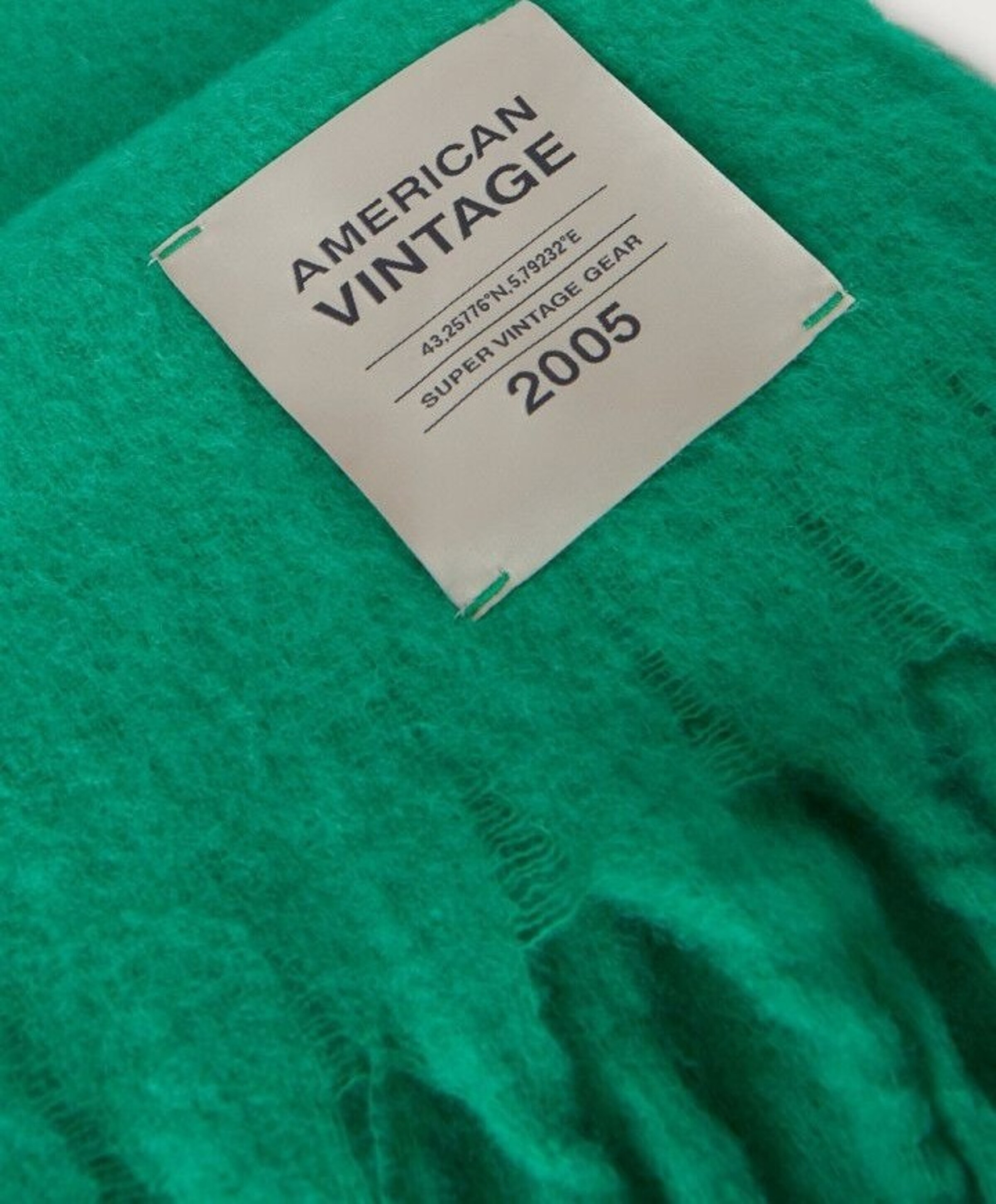 American Vintage Dames sjaal groen