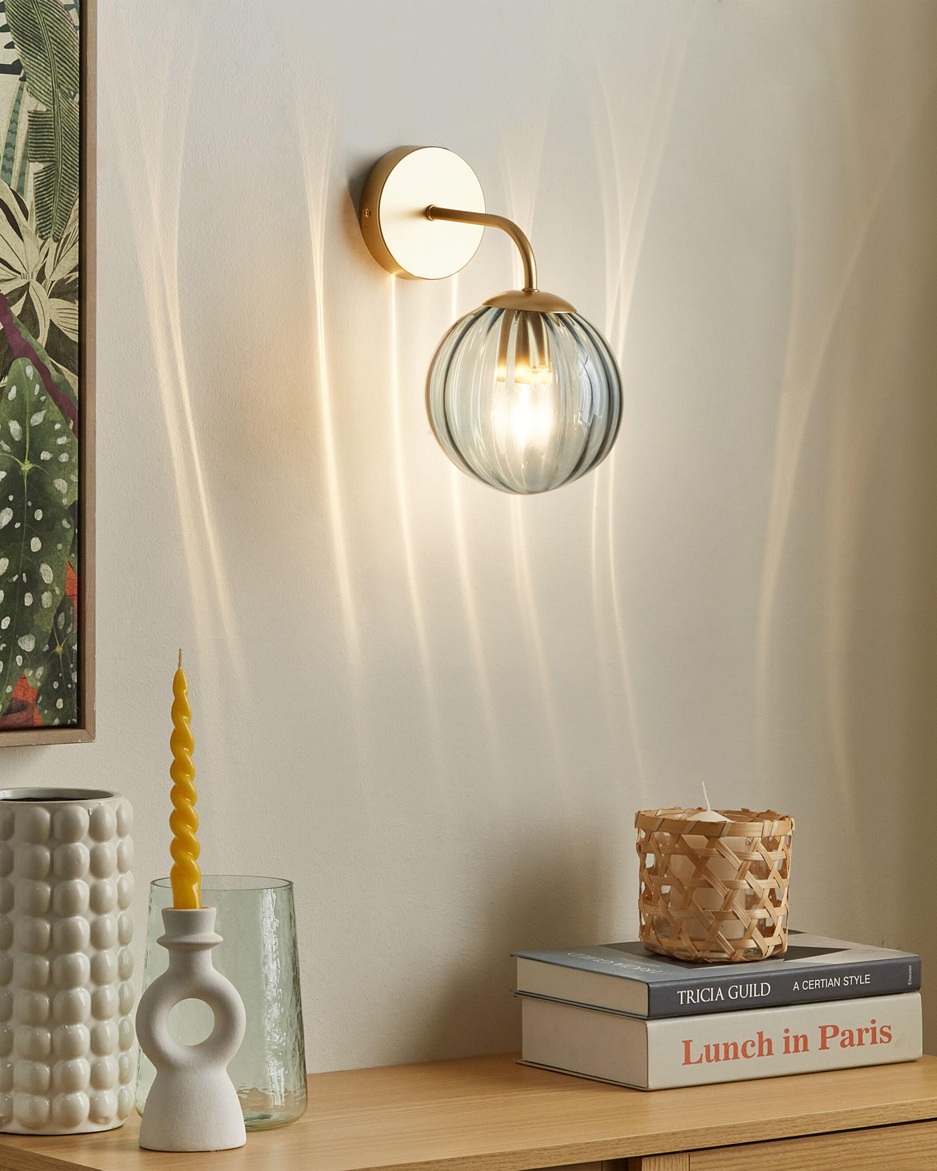 Wandlamp BOOMI Metaal Blauw