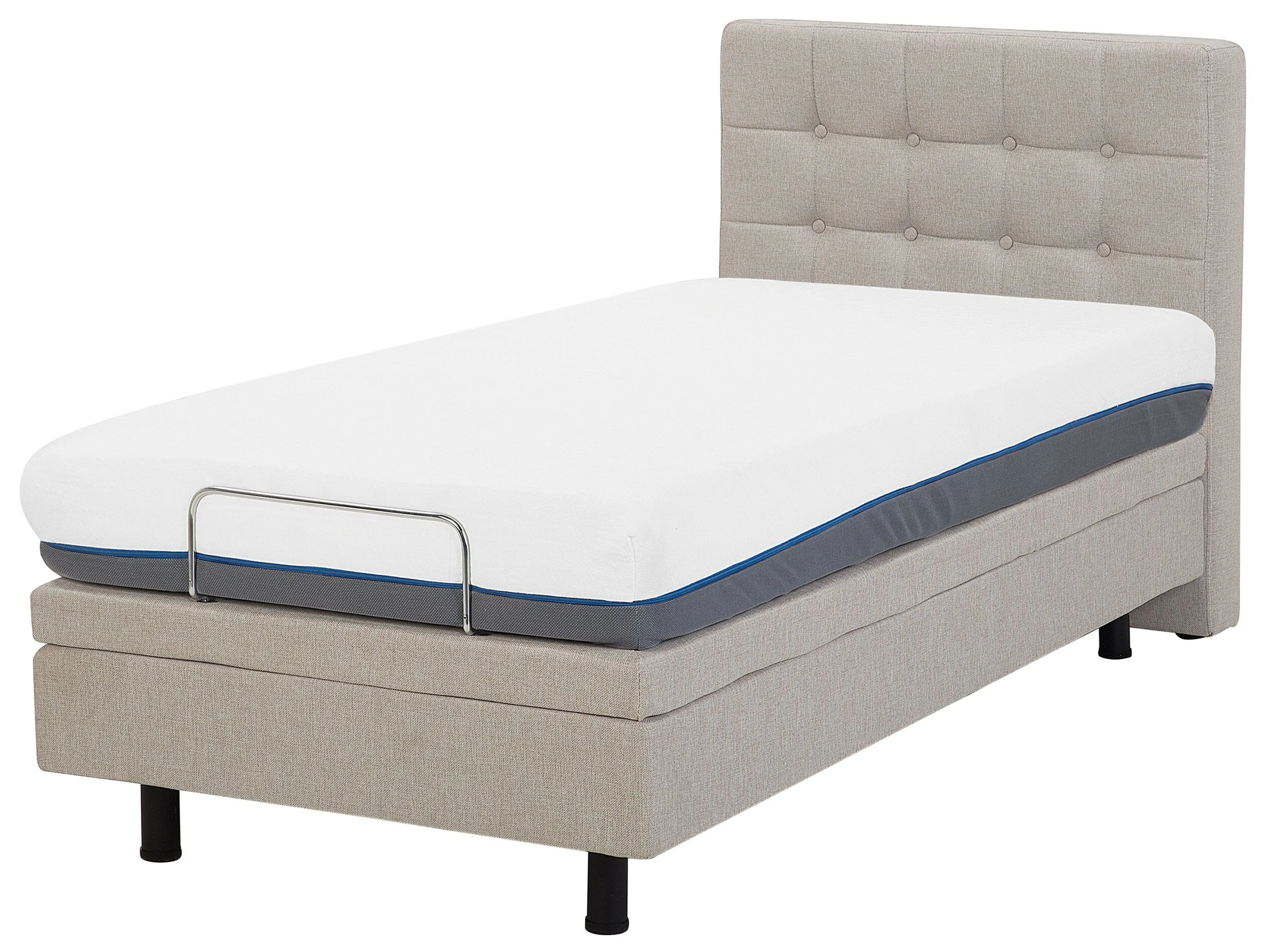 Verstelbaar bed Stof DUKE 90 x 200 cm Beige