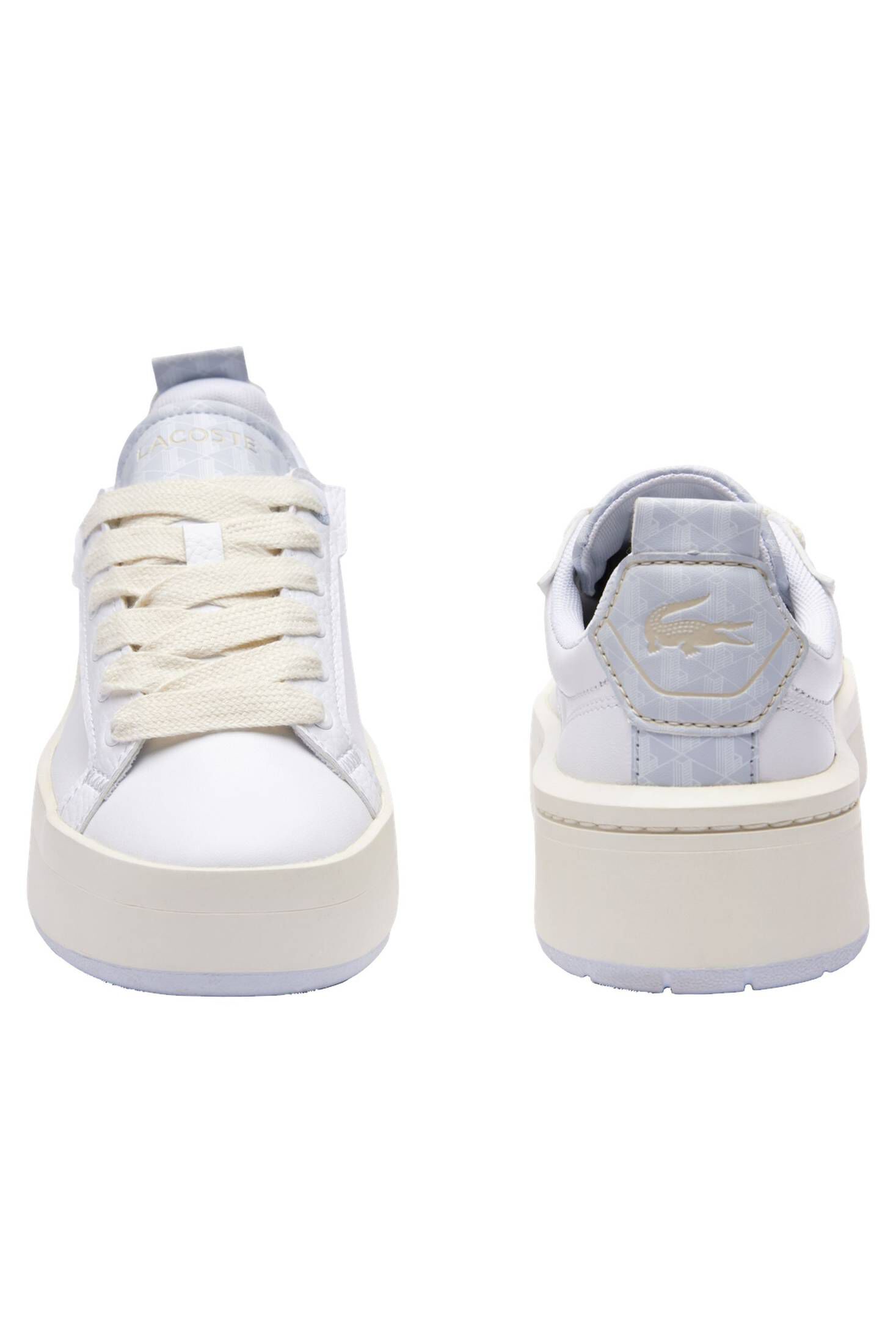 Lacoste| Damen Sneaker CARNABY PLATFORM aus Leder mit Monogramm