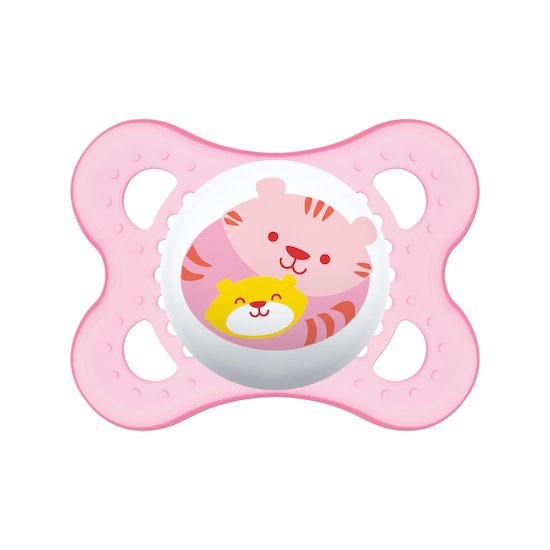 Lot de 2 sucettes classiques 1er âge silicone   Aléatoire        de               Mam
