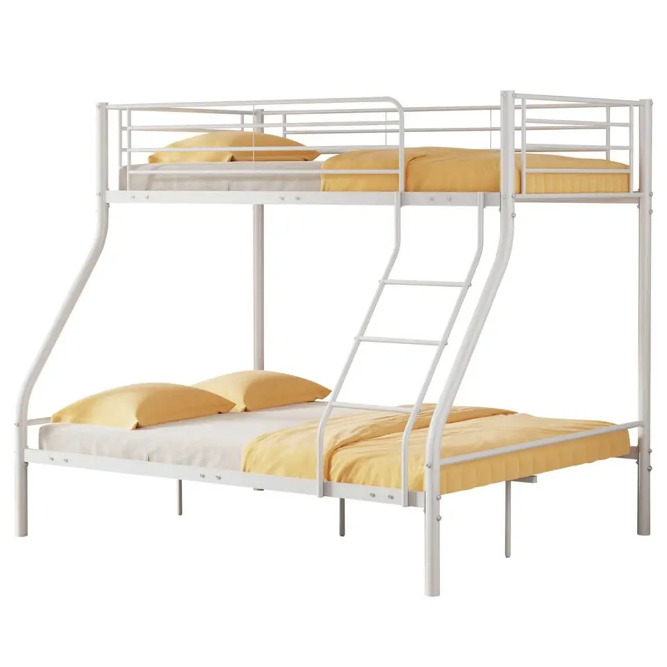Stapelbed Trixie 90x200 & 140x200 - metaal - mat wit