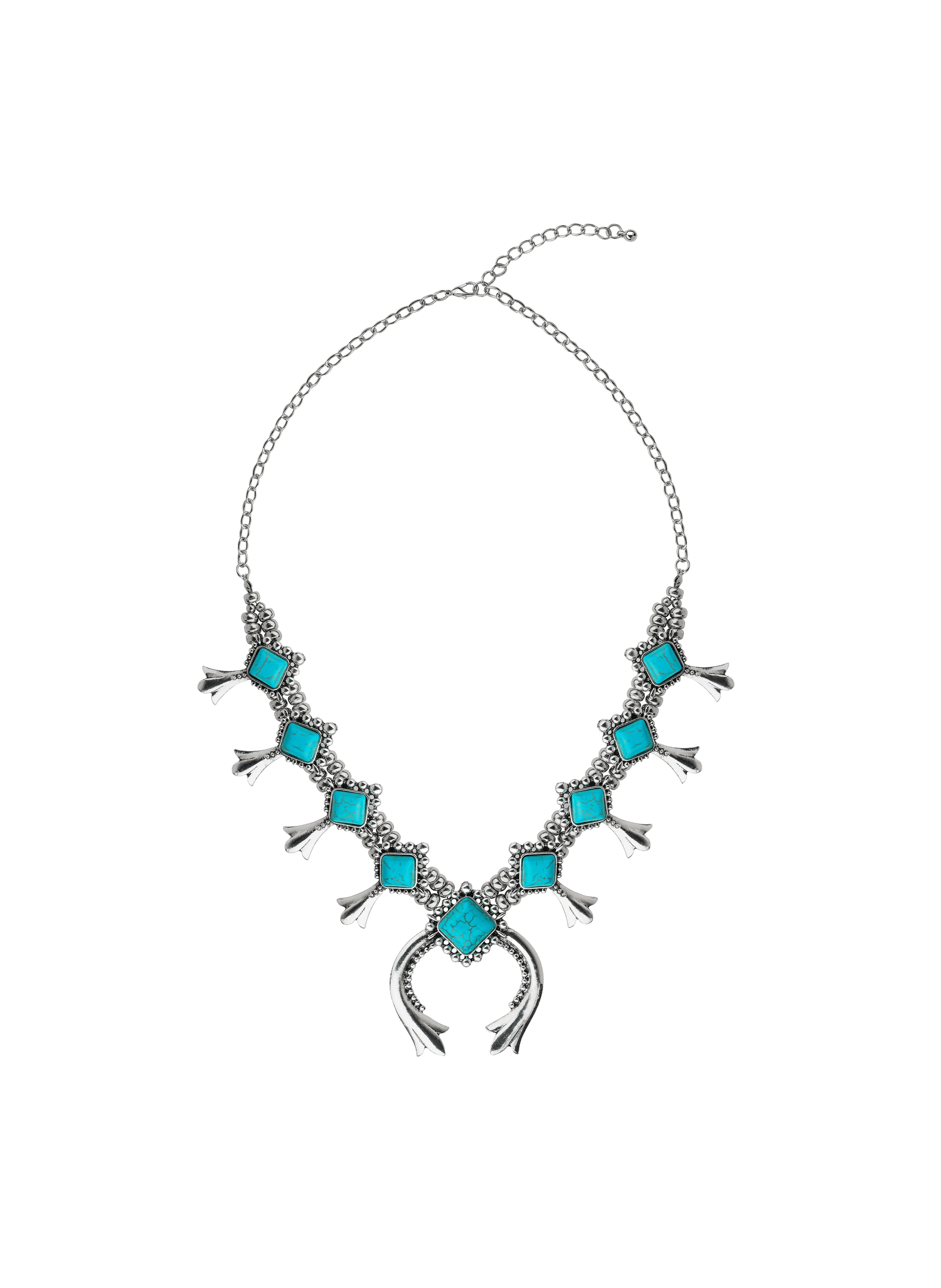 BUGSY - Collier avec pendentif en laiton argenté | Argent