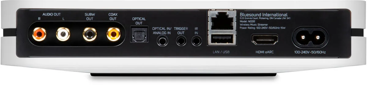 Bluesound Node Blanc Lecteurs réseau audio