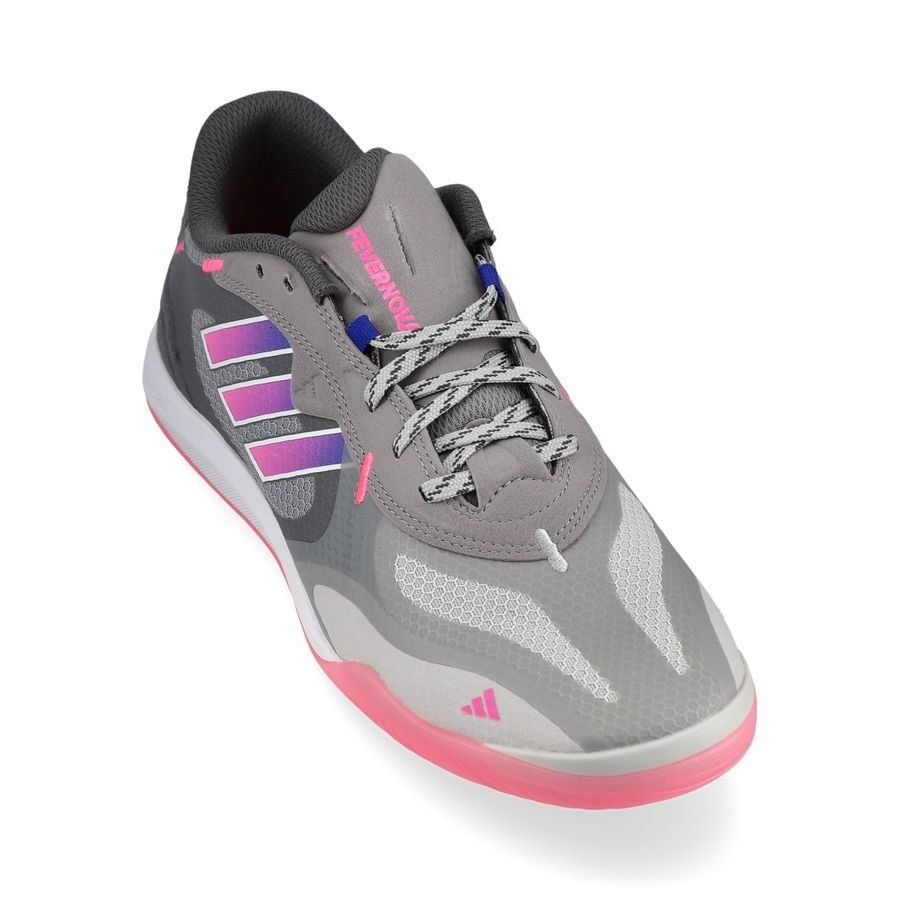 adidas Fevernova Court IN - Gris/Rose/Bleu