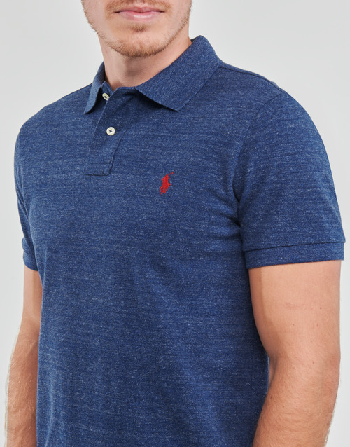 Polo Ralph Lauren - POLO COUPE DROITE EN COTON BASIC MESH Azul