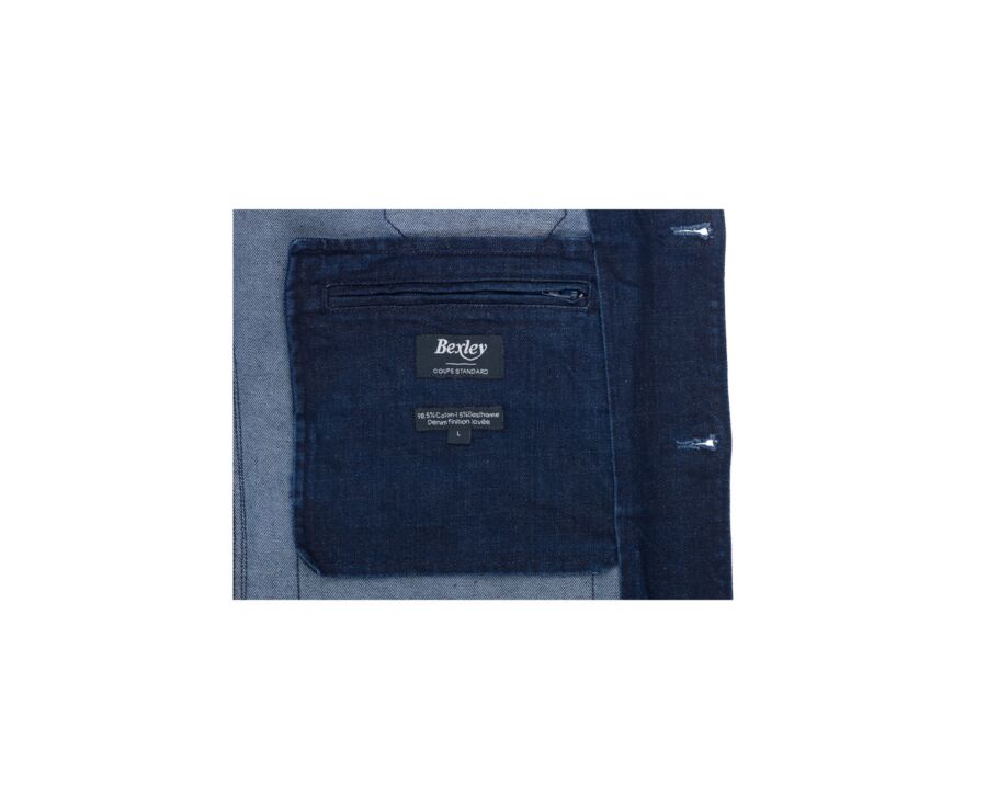 Veste en jean homme Indigo brut - FÉLICIEN