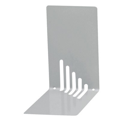 Maul Buchstützen Metall, schmal, grau