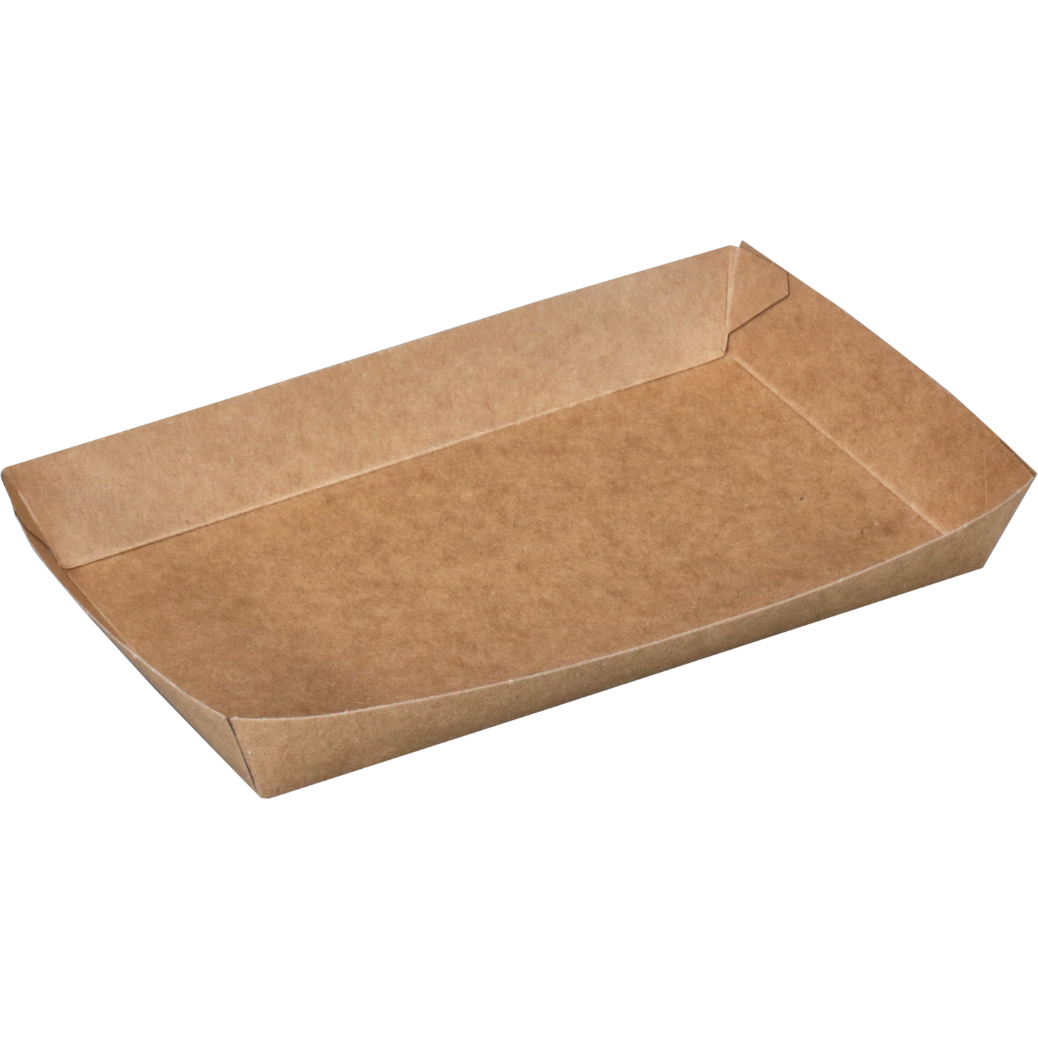 Bak, Karton, conisch bakje, 160x100x24mm, bruin