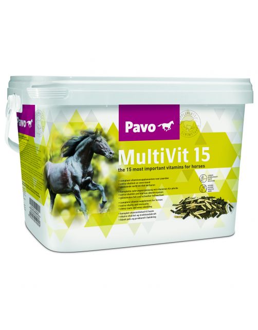 Pavo Multivit 15 - Voedingssupplement - 3 kg