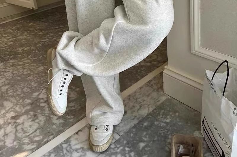 Cafamo - Harem-joggingbroek met trekkoord in de taille en fleecevoering
