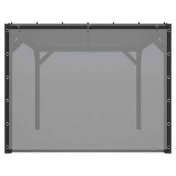 Pergola Silvano zwart inclusief zijdoek