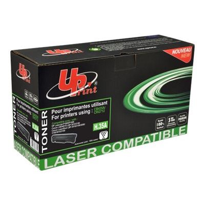 Cartouche laser compatible HP 35A - noir - Uprint