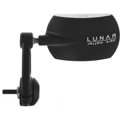 Rétroviseur Rizoma Lunar embout de guidon réversible (l'unité) Universel - Noir