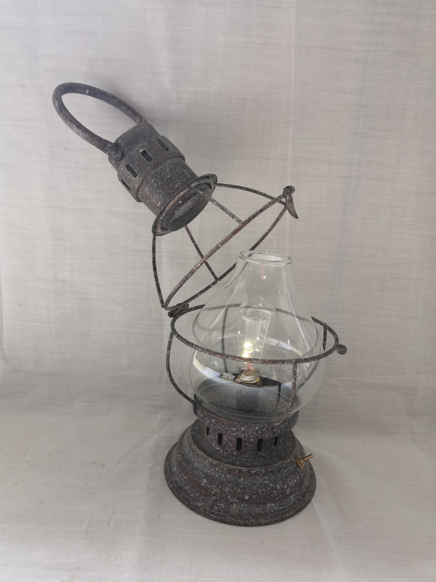 Laterne 'Pinkston', batteriebetrieben, H 37 cm, Ø 14 cm von fischer's lagerhaus