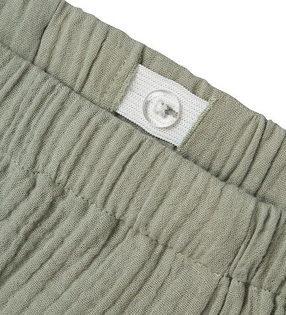 Lil' Atelier Shorts - Musselin - NmmJanu - Seegras