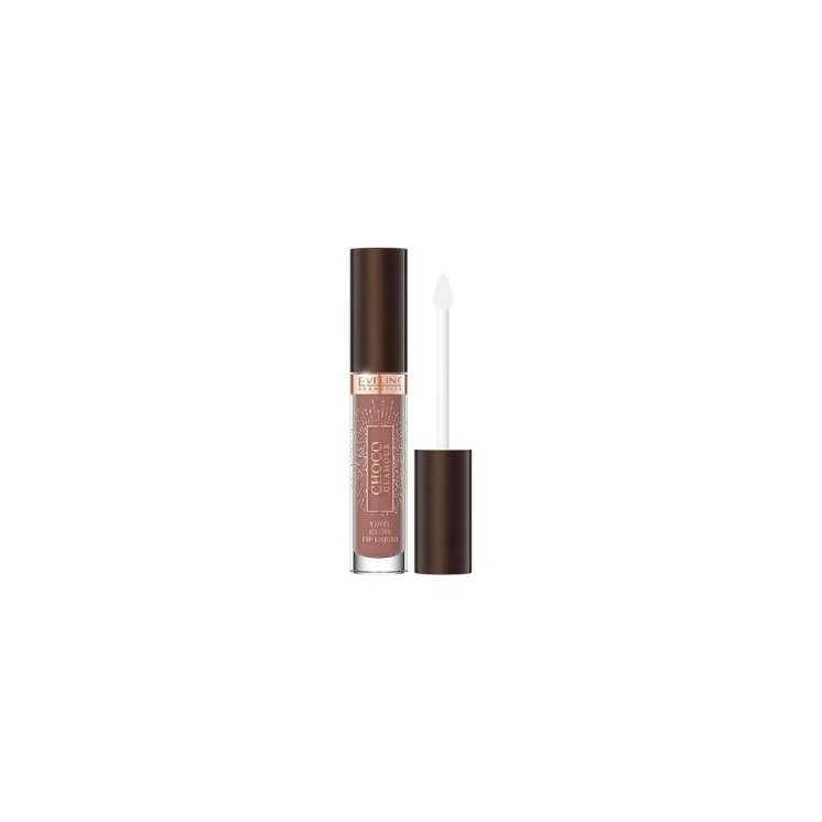 Eveline Choco Glamour Vinyl Lippenstift Deep Cherry Chocolate /02/ 4,5 ml