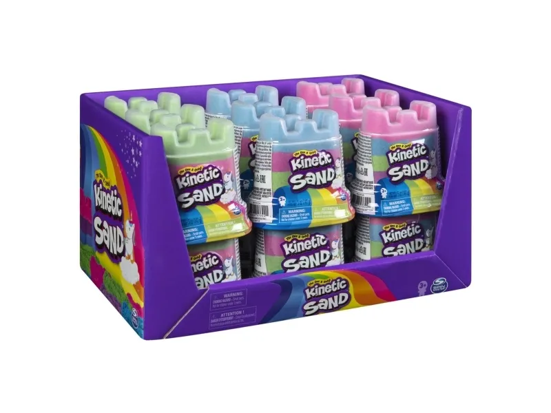Kinetic Sand Rainbow Unicorn Castle - Assorteret