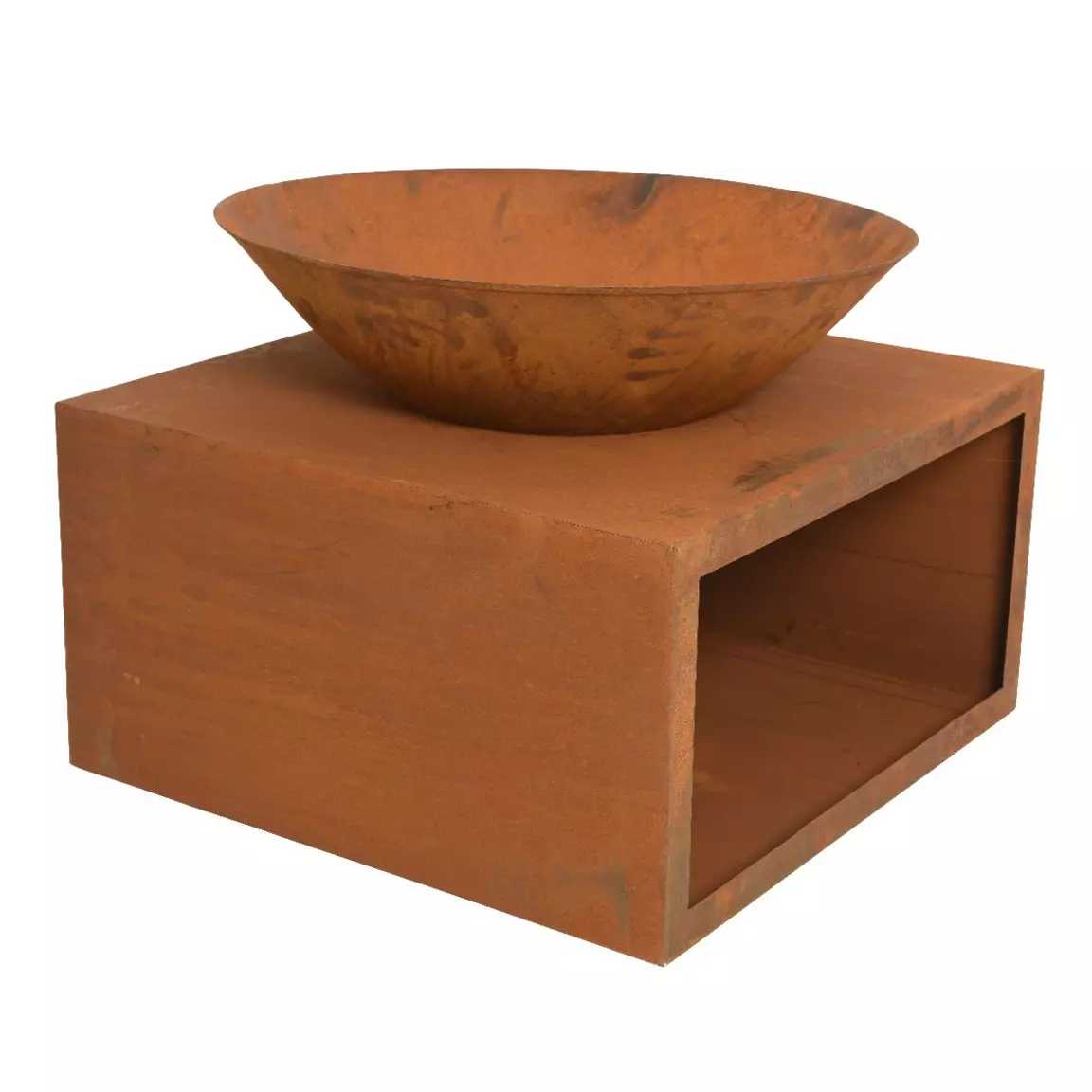 Brasero de jardin (D75 x H58 cm) Moderna Rouille