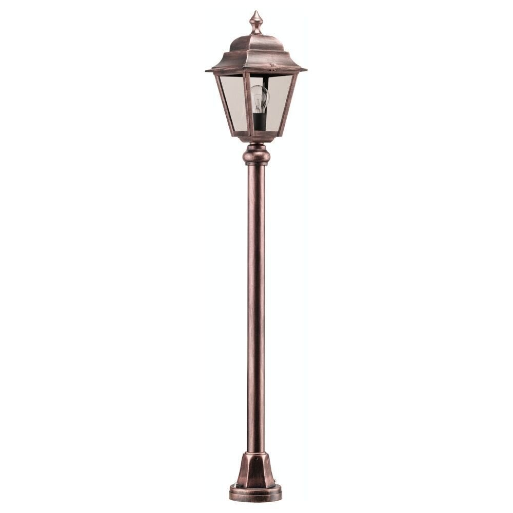 Padverlichting A-244431, koper, gegoten aluminium, E27, IP43, 1150x170mm