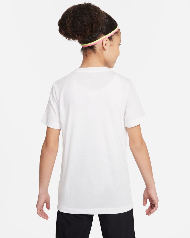 T-shirt Nike Team Club 20 Blanc pour enfant