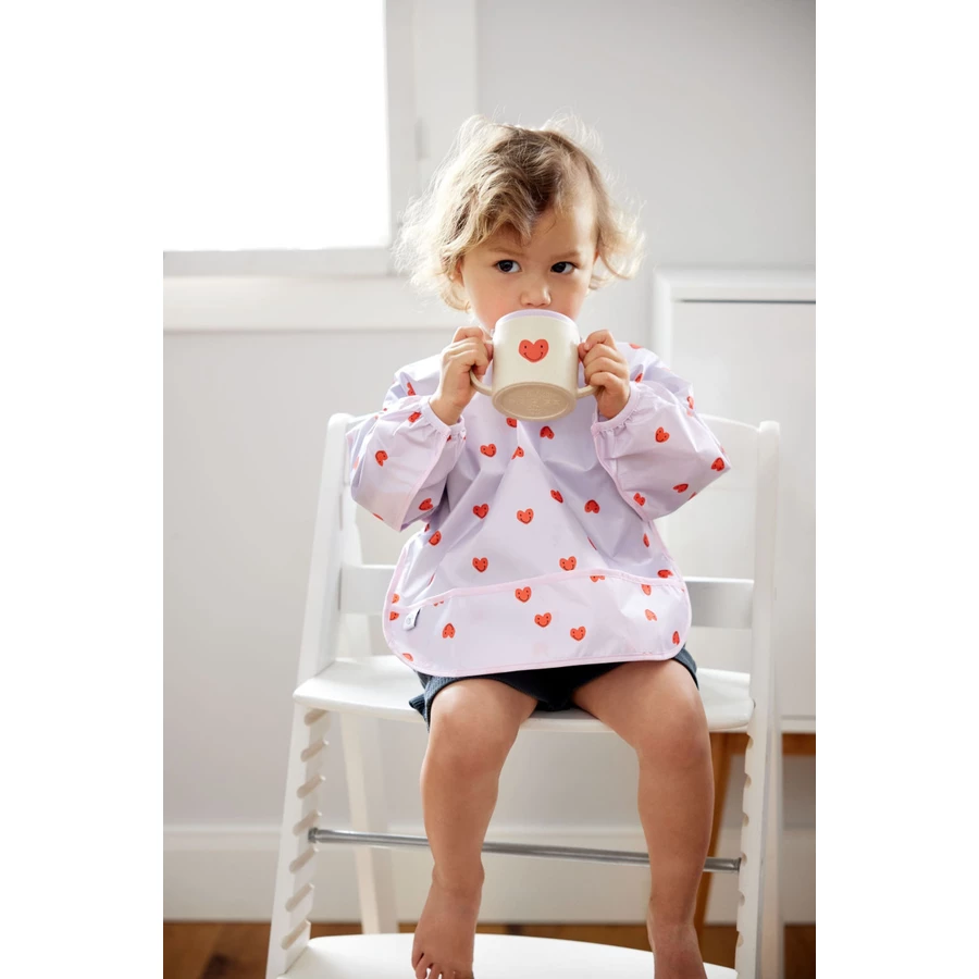 LÄSSIG Ärmellätzchen mit Auffangschutz 2er Pack Happy Rascals Herz